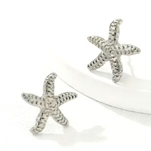 Starfish Silver Earrings